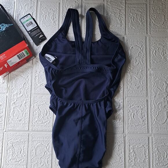 Speedo Women's Swimsuit One Piece Prolt Super Pro Team Navy - Picture 7 of 10